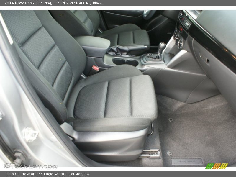 Liquid Silver Metallic / Black 2014 Mazda CX-5 Touring