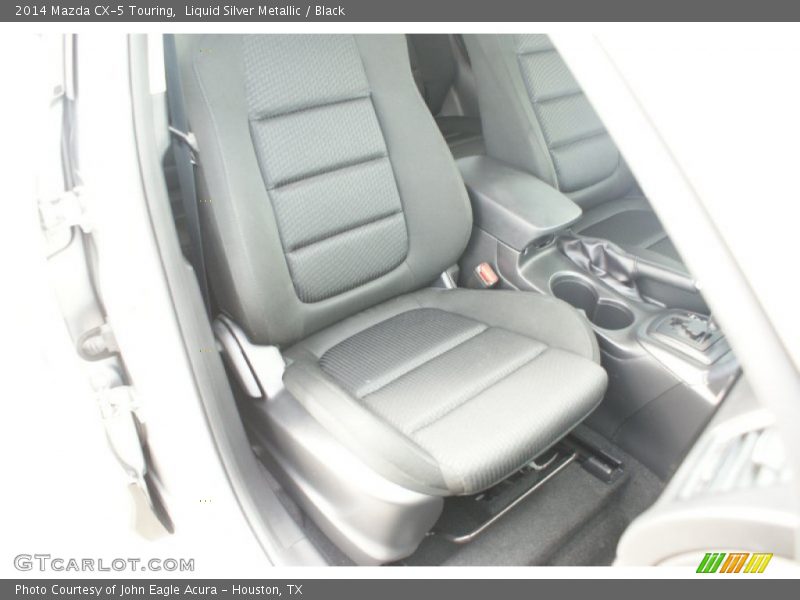 Liquid Silver Metallic / Black 2014 Mazda CX-5 Touring