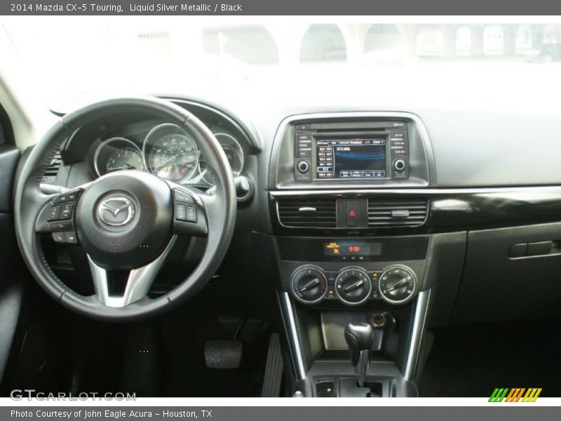 Liquid Silver Metallic / Black 2014 Mazda CX-5 Touring
