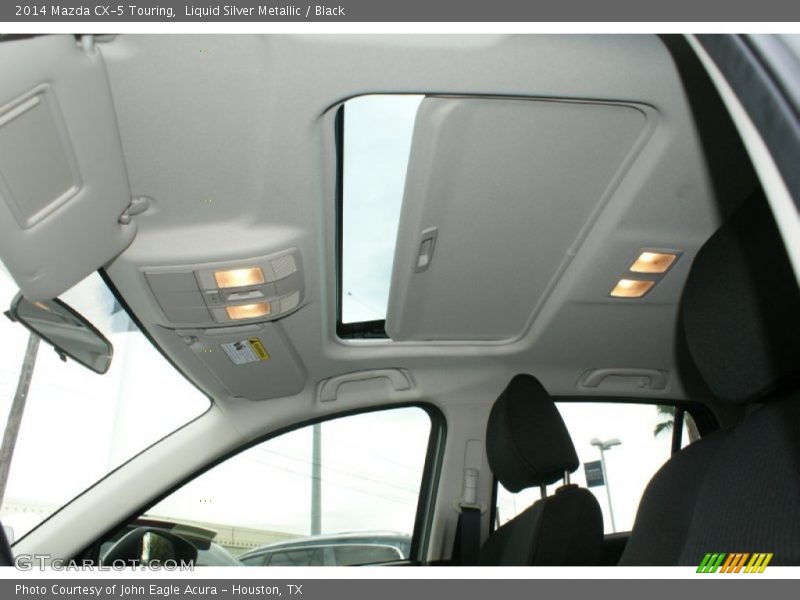 Liquid Silver Metallic / Black 2014 Mazda CX-5 Touring