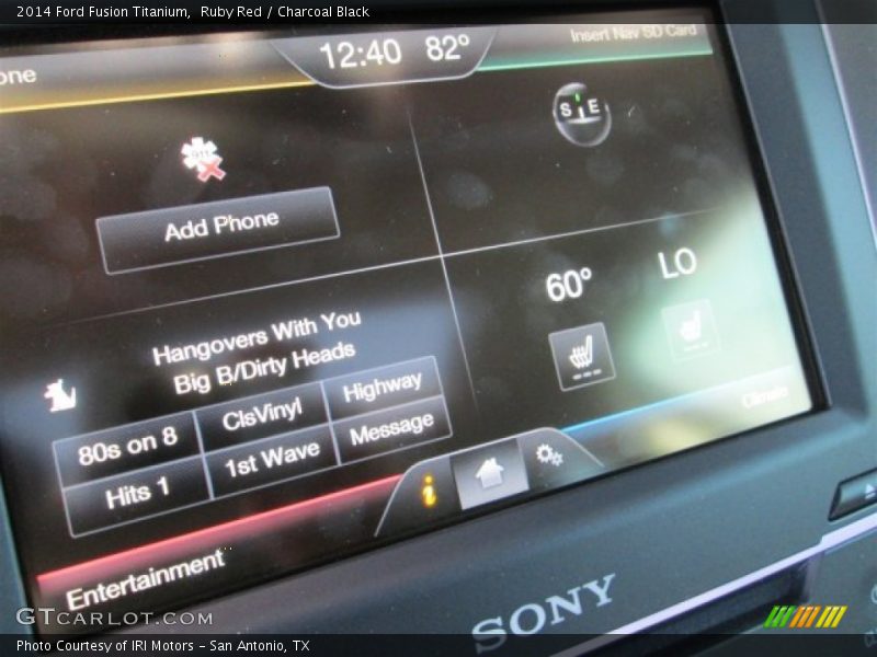 Ruby Red / Charcoal Black 2014 Ford Fusion Titanium