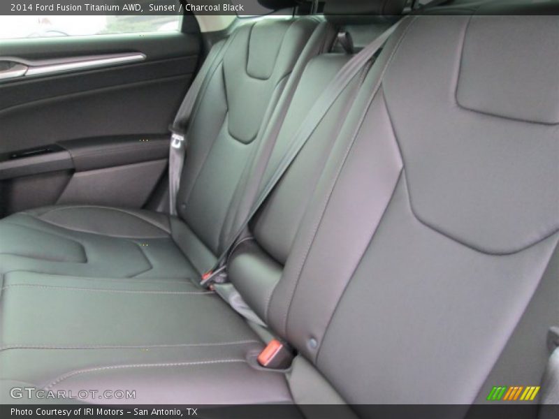 Sunset / Charcoal Black 2014 Ford Fusion Titanium AWD