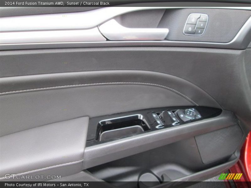 Sunset / Charcoal Black 2014 Ford Fusion Titanium AWD