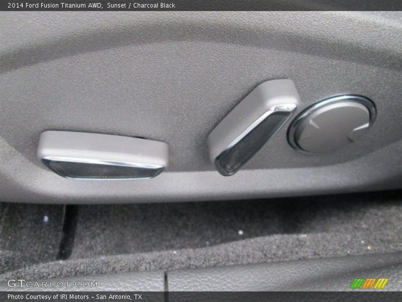 Sunset / Charcoal Black 2014 Ford Fusion Titanium AWD