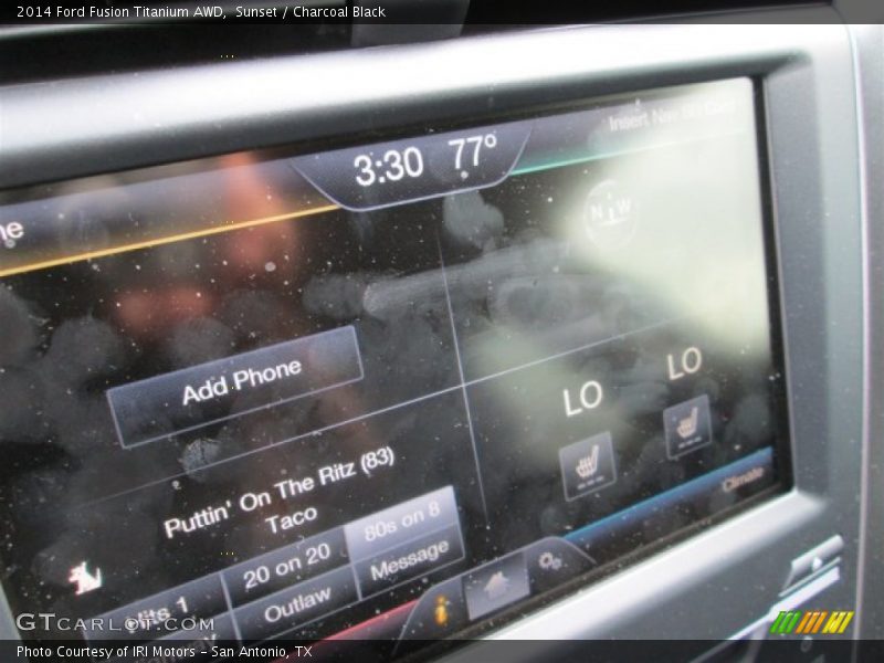 Sunset / Charcoal Black 2014 Ford Fusion Titanium AWD