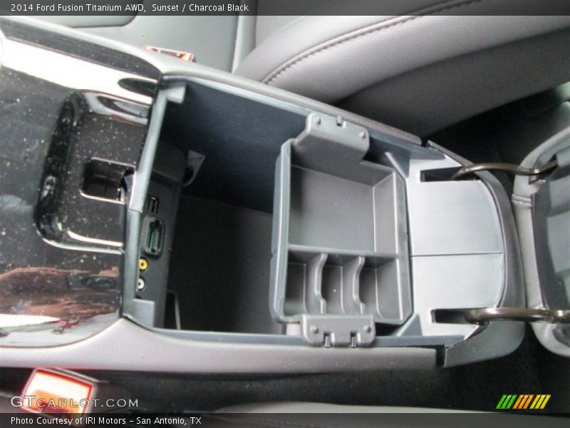Sunset / Charcoal Black 2014 Ford Fusion Titanium AWD