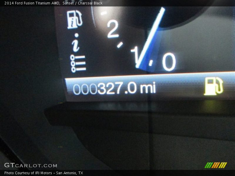 Sunset / Charcoal Black 2014 Ford Fusion Titanium AWD