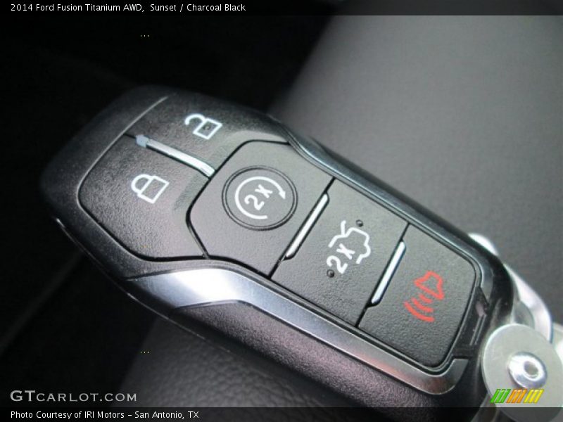 Sunset / Charcoal Black 2014 Ford Fusion Titanium AWD