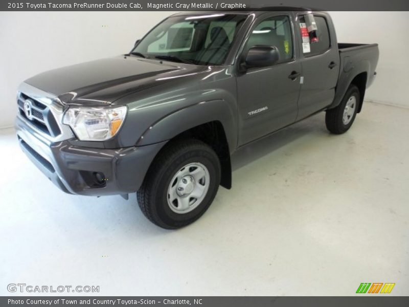 Magnetic Gray Metallic / Graphite 2015 Toyota Tacoma PreRunner Double Cab