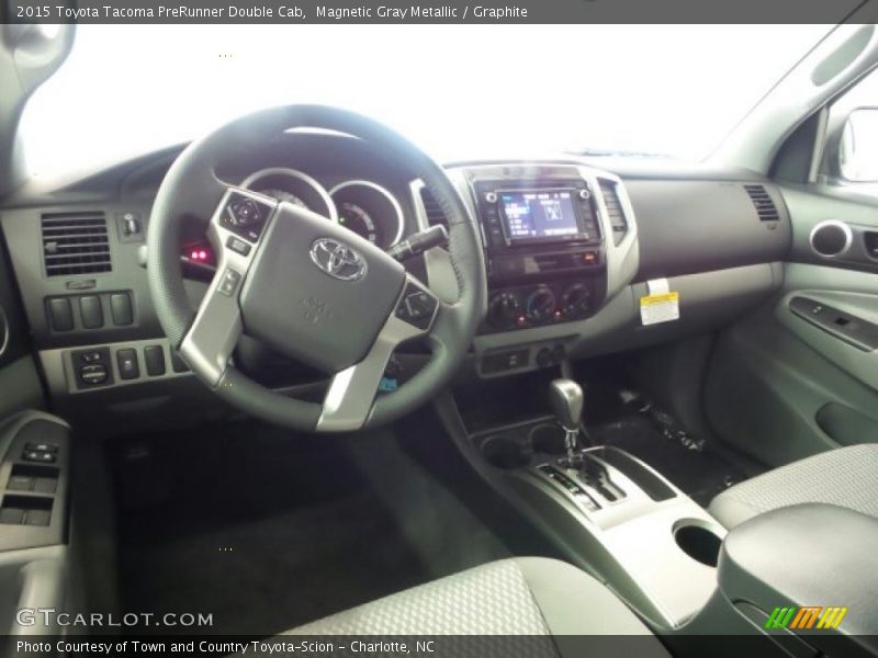 Magnetic Gray Metallic / Graphite 2015 Toyota Tacoma PreRunner Double Cab