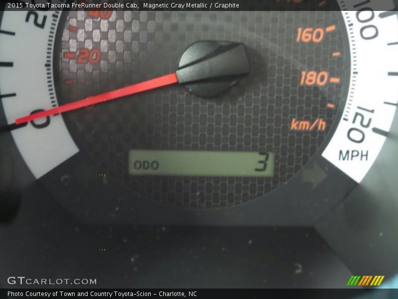 Magnetic Gray Metallic / Graphite 2015 Toyota Tacoma PreRunner Double Cab