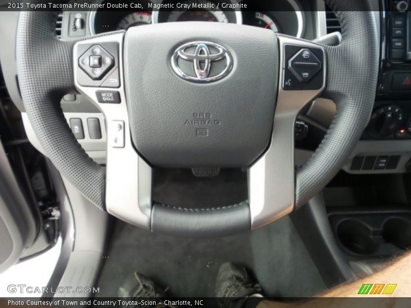 Magnetic Gray Metallic / Graphite 2015 Toyota Tacoma PreRunner Double Cab