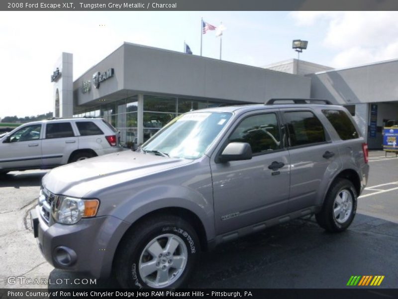 Tungsten Grey Metallic / Charcoal 2008 Ford Escape XLT