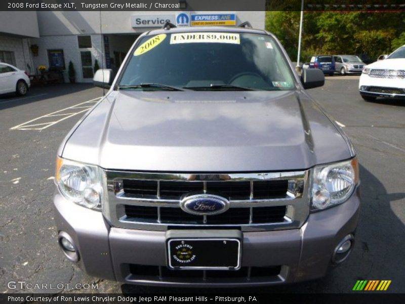 Tungsten Grey Metallic / Charcoal 2008 Ford Escape XLT