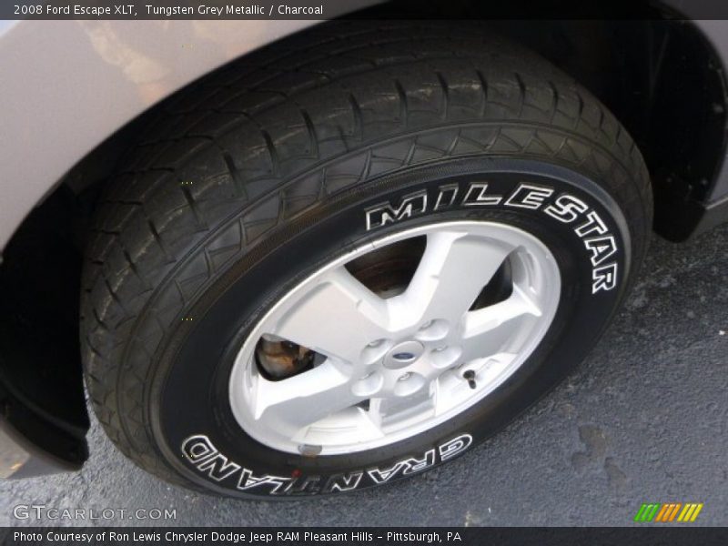 Tungsten Grey Metallic / Charcoal 2008 Ford Escape XLT