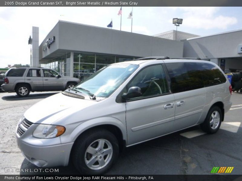 Bright Silver Metallic / Medium Slate Gray 2005 Dodge Grand Caravan SXT