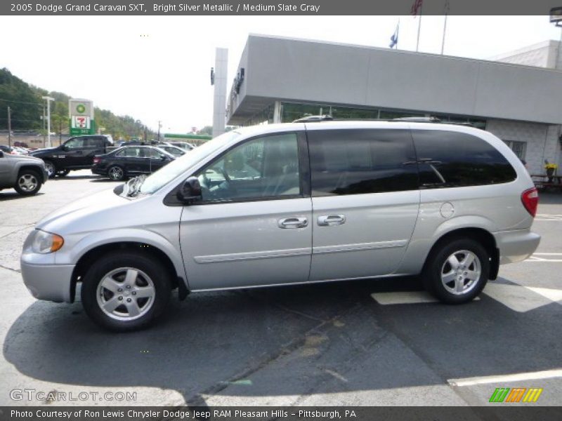 Bright Silver Metallic / Medium Slate Gray 2005 Dodge Grand Caravan SXT
