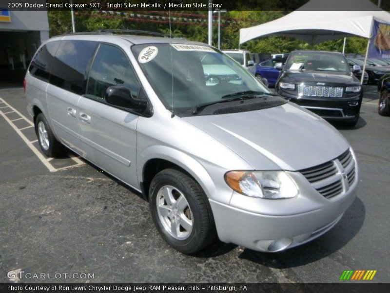 Bright Silver Metallic / Medium Slate Gray 2005 Dodge Grand Caravan SXT