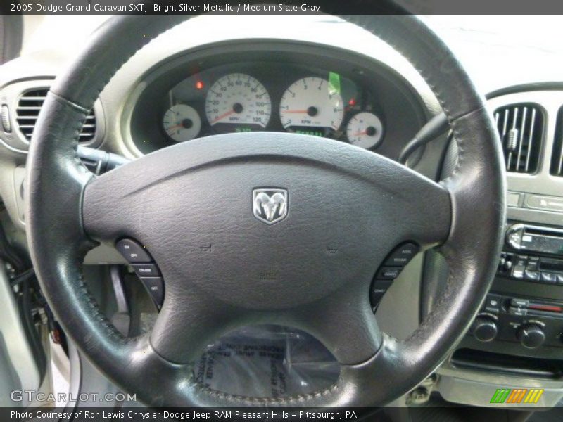 Bright Silver Metallic / Medium Slate Gray 2005 Dodge Grand Caravan SXT