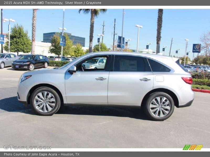 Silver Moon / Graystone 2015 Acura MDX SH-AWD Technology