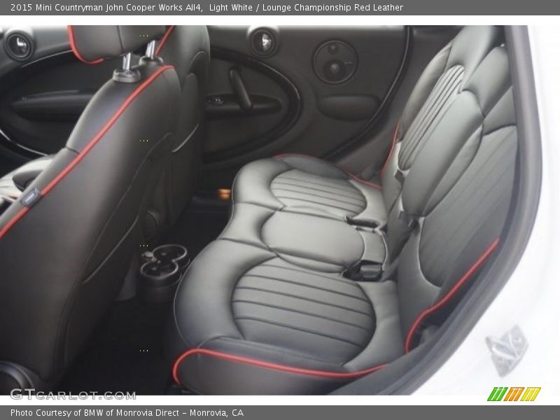 Rear Seat of 2015 Countryman John Cooper Works All4