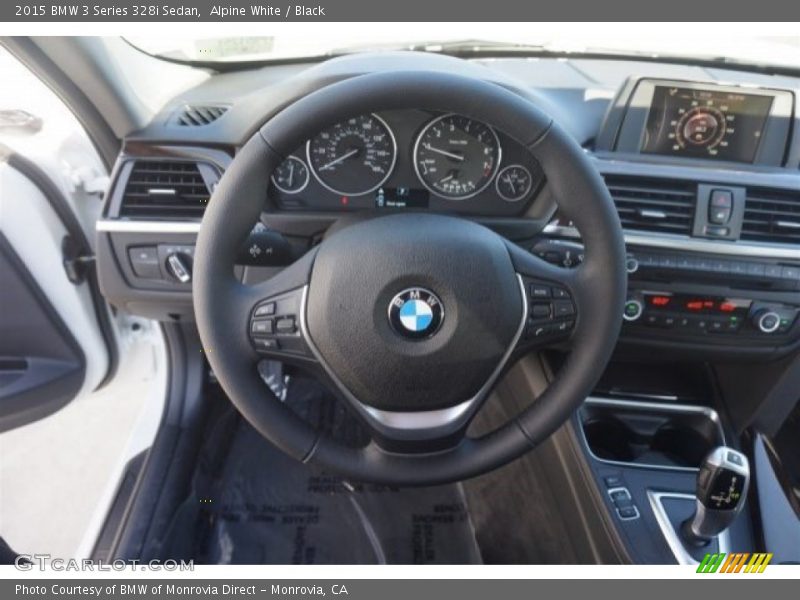 Alpine White / Black 2015 BMW 3 Series 328i Sedan