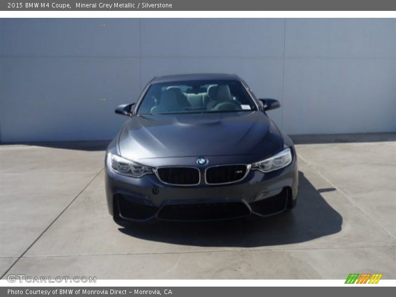 Mineral Grey Metallic / Silverstone 2015 BMW M4 Coupe