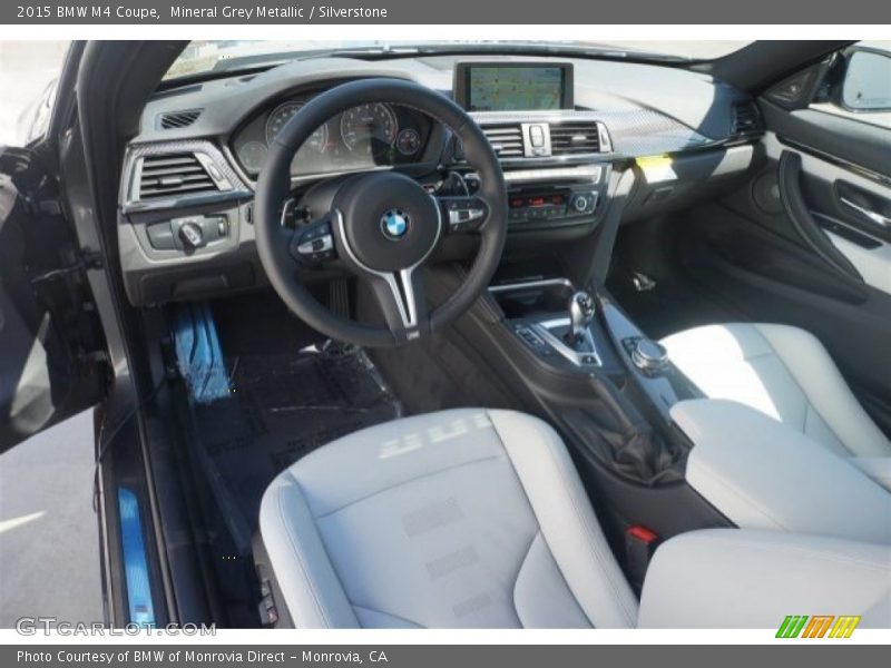 Mineral Grey Metallic / Silverstone 2015 BMW M4 Coupe