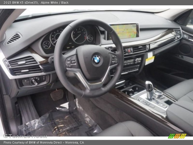 Alpine White / Black 2015 BMW X5 sDrive35i