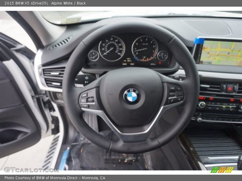 Alpine White / Black 2015 BMW X5 sDrive35i