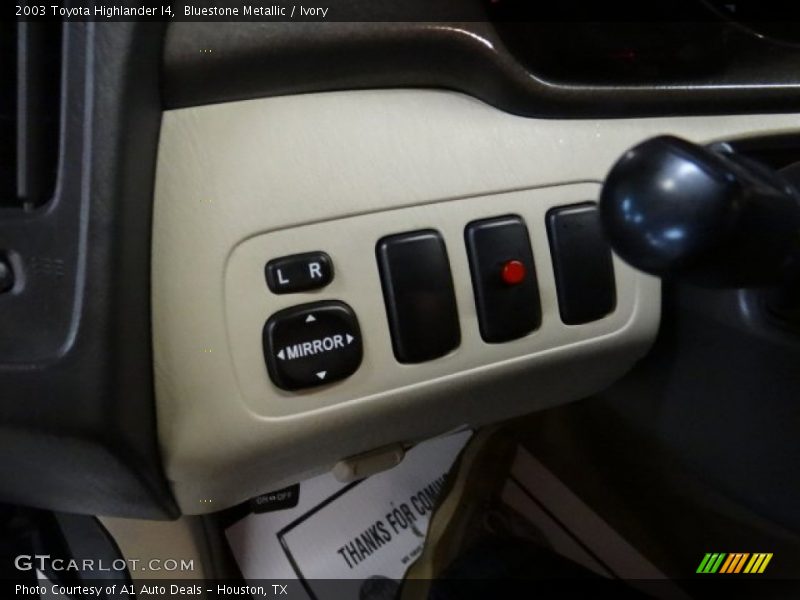 Bluestone Metallic / Ivory 2003 Toyota Highlander I4
