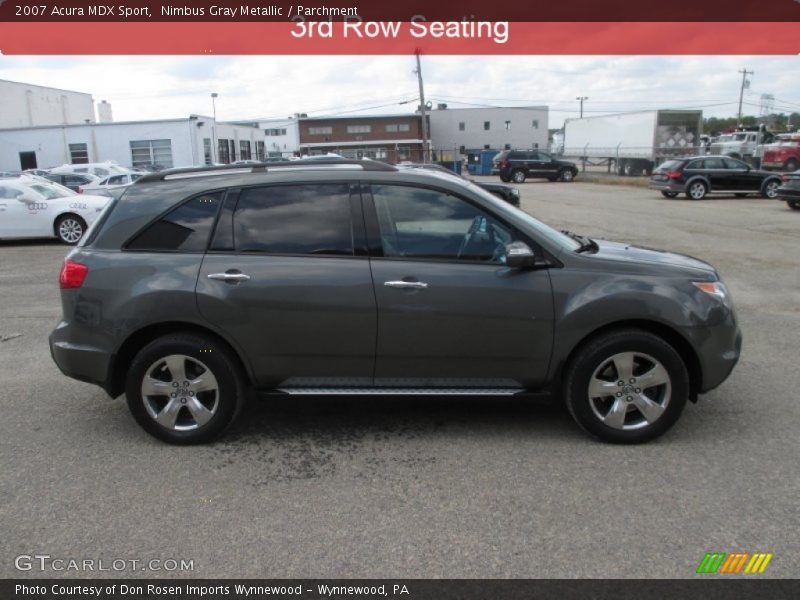 Nimbus Gray Metallic / Parchment 2007 Acura MDX Sport