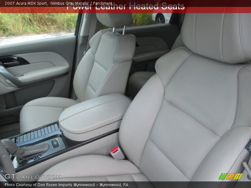Nimbus Gray Metallic / Parchment 2007 Acura MDX Sport