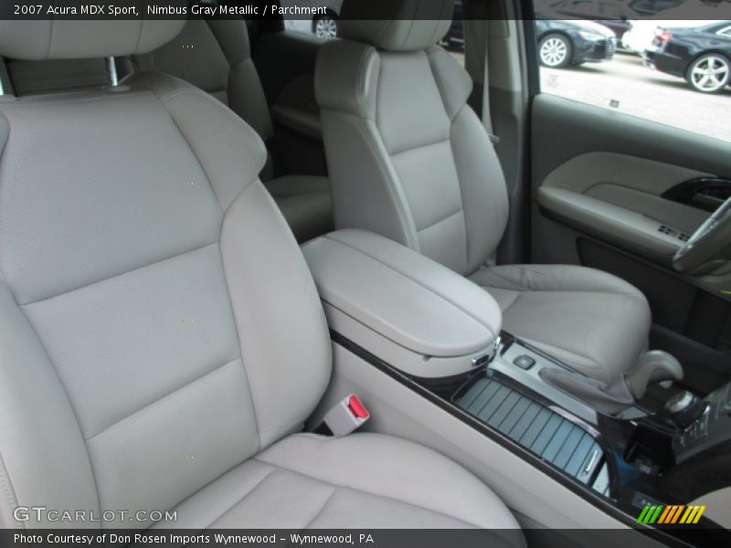 Nimbus Gray Metallic / Parchment 2007 Acura MDX Sport