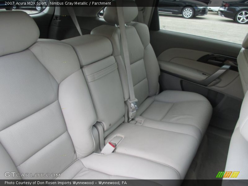 Nimbus Gray Metallic / Parchment 2007 Acura MDX Sport
