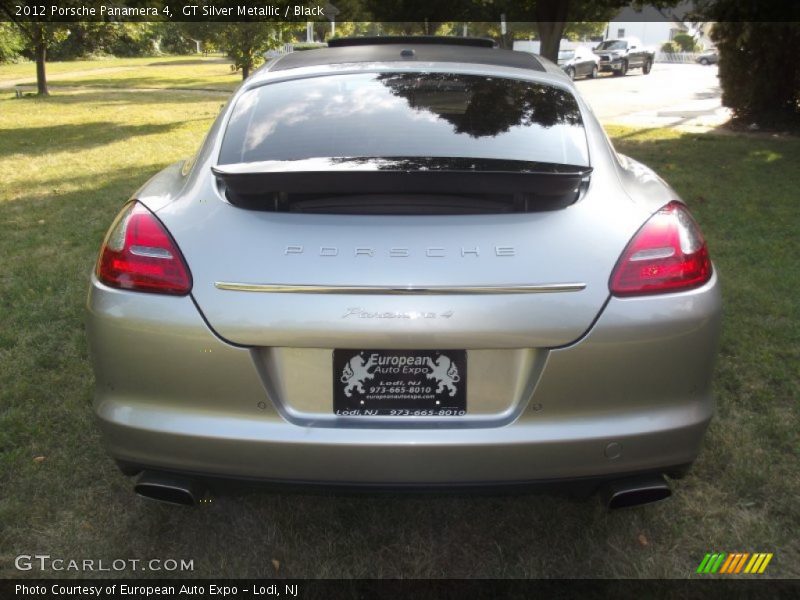 GT Silver Metallic / Black 2012 Porsche Panamera 4