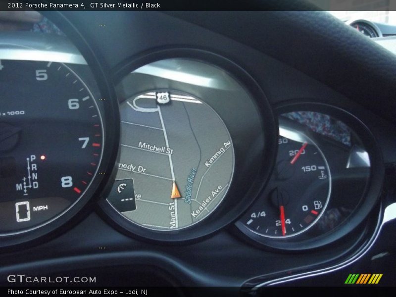 GT Silver Metallic / Black 2012 Porsche Panamera 4