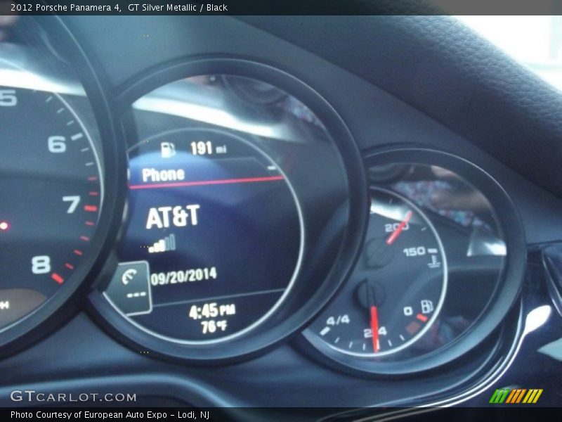 GT Silver Metallic / Black 2012 Porsche Panamera 4