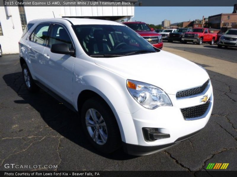 Summit White / Light Titanium/Jet Black 2015 Chevrolet Equinox LS AWD