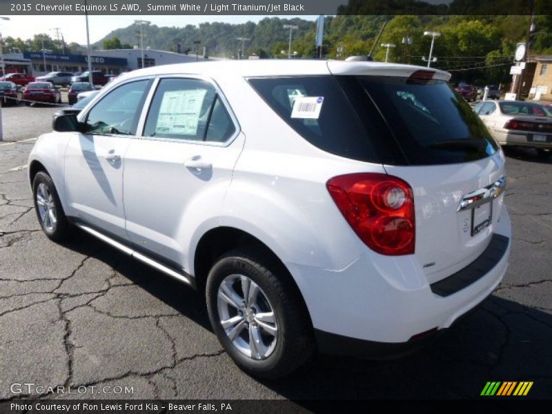 Summit White / Light Titanium/Jet Black 2015 Chevrolet Equinox LS AWD
