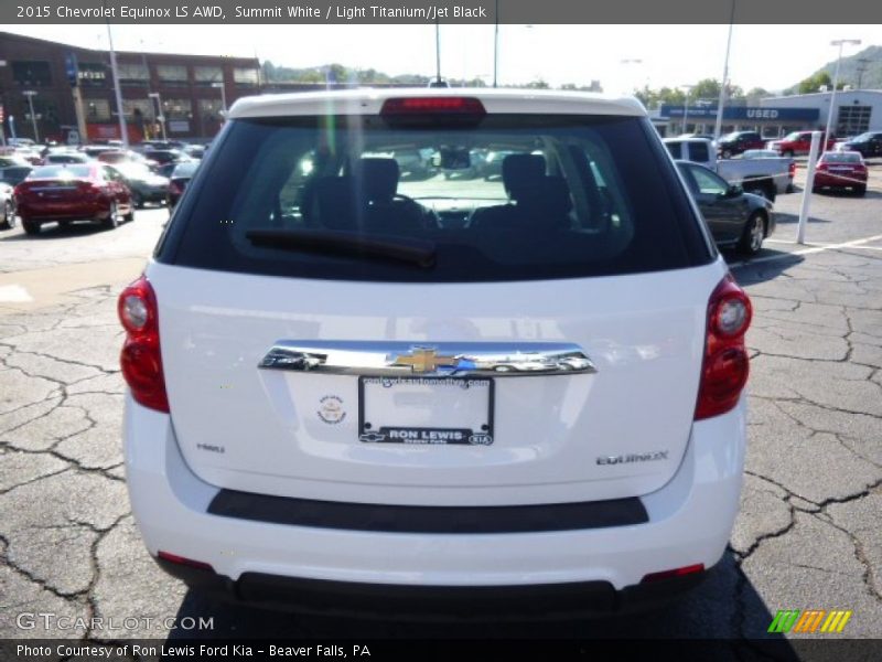 Summit White / Light Titanium/Jet Black 2015 Chevrolet Equinox LS AWD