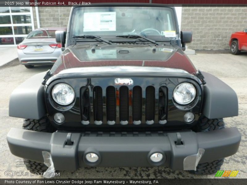 Black / Black 2015 Jeep Wrangler Rubicon 4x4