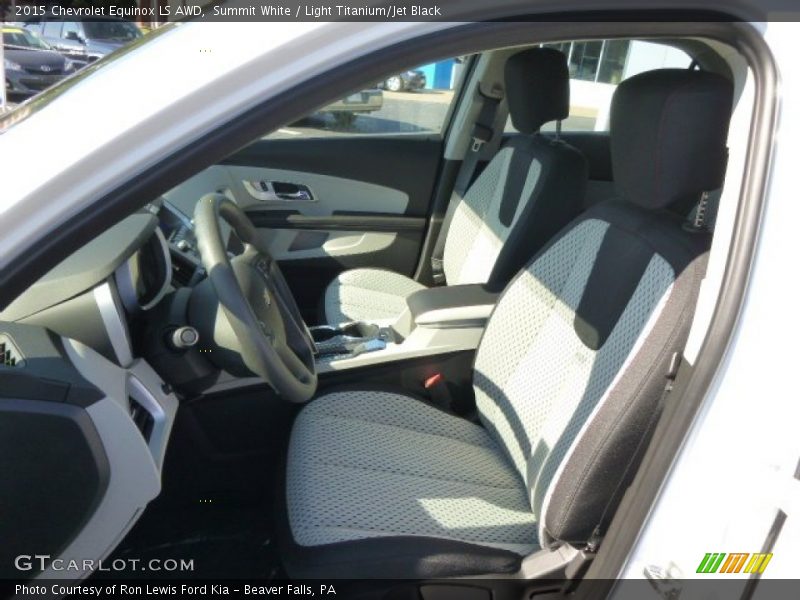 Summit White / Light Titanium/Jet Black 2015 Chevrolet Equinox LS AWD