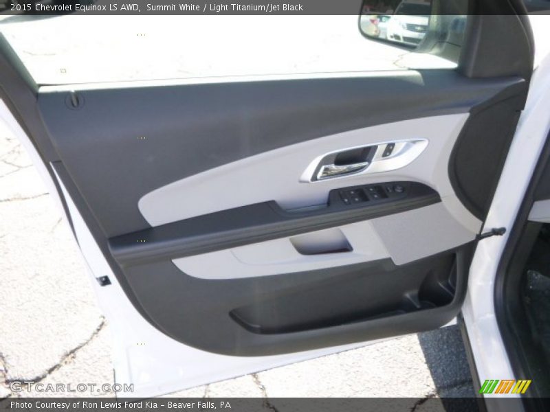 Summit White / Light Titanium/Jet Black 2015 Chevrolet Equinox LS AWD