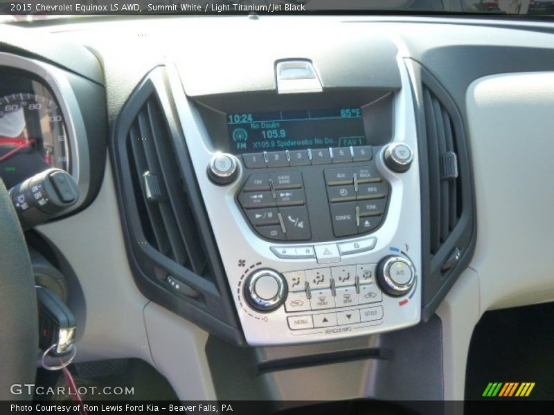 Summit White / Light Titanium/Jet Black 2015 Chevrolet Equinox LS AWD