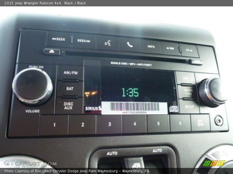 Audio System of 2015 Wrangler Rubicon 4x4