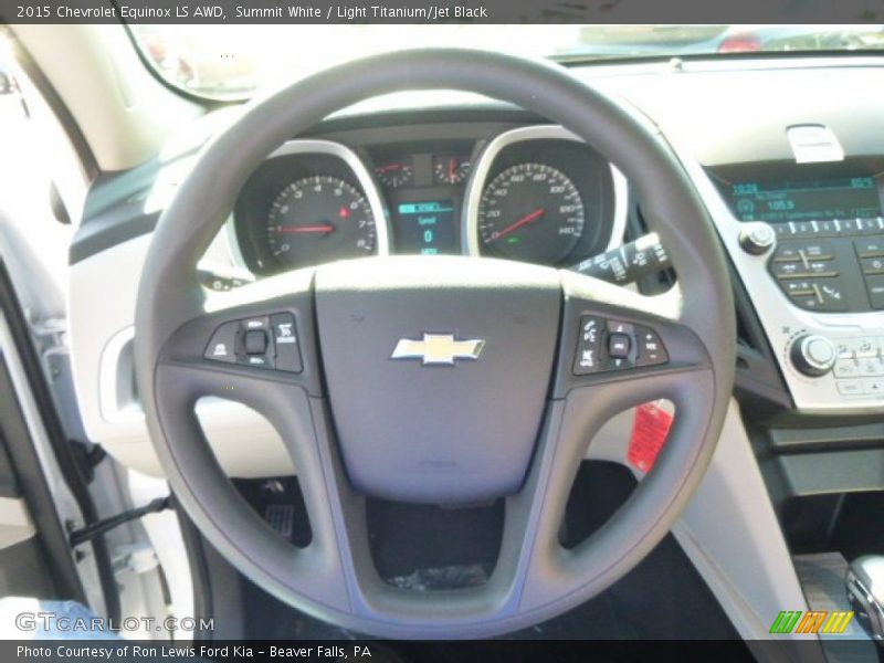 Summit White / Light Titanium/Jet Black 2015 Chevrolet Equinox LS AWD