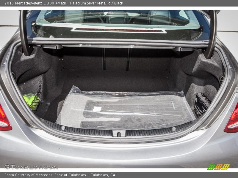 Paladium Silver Metallic / Black 2015 Mercedes-Benz C 300 4Matic