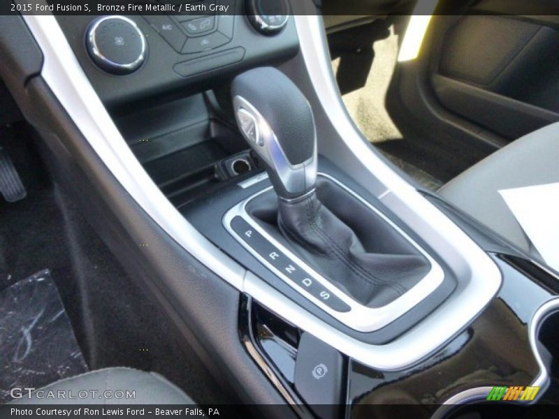 Bronze Fire Metallic / Earth Gray 2015 Ford Fusion S