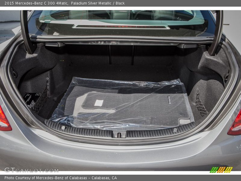 Paladium Silver Metallic / Black 2015 Mercedes-Benz C 300 4Matic